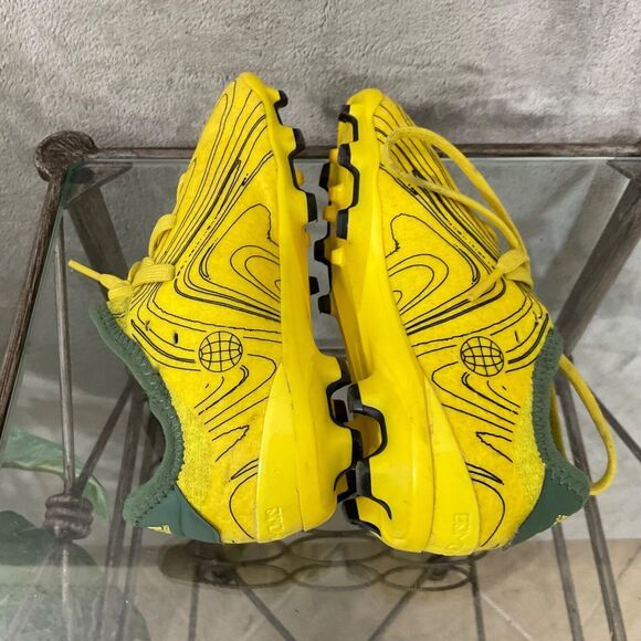 Adidas End Plastic Waste Indoor Soccer Shoes Kids Size 12K yellow - Picture 4 of 12